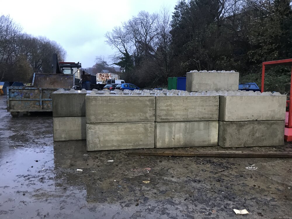 concrete lego blocks